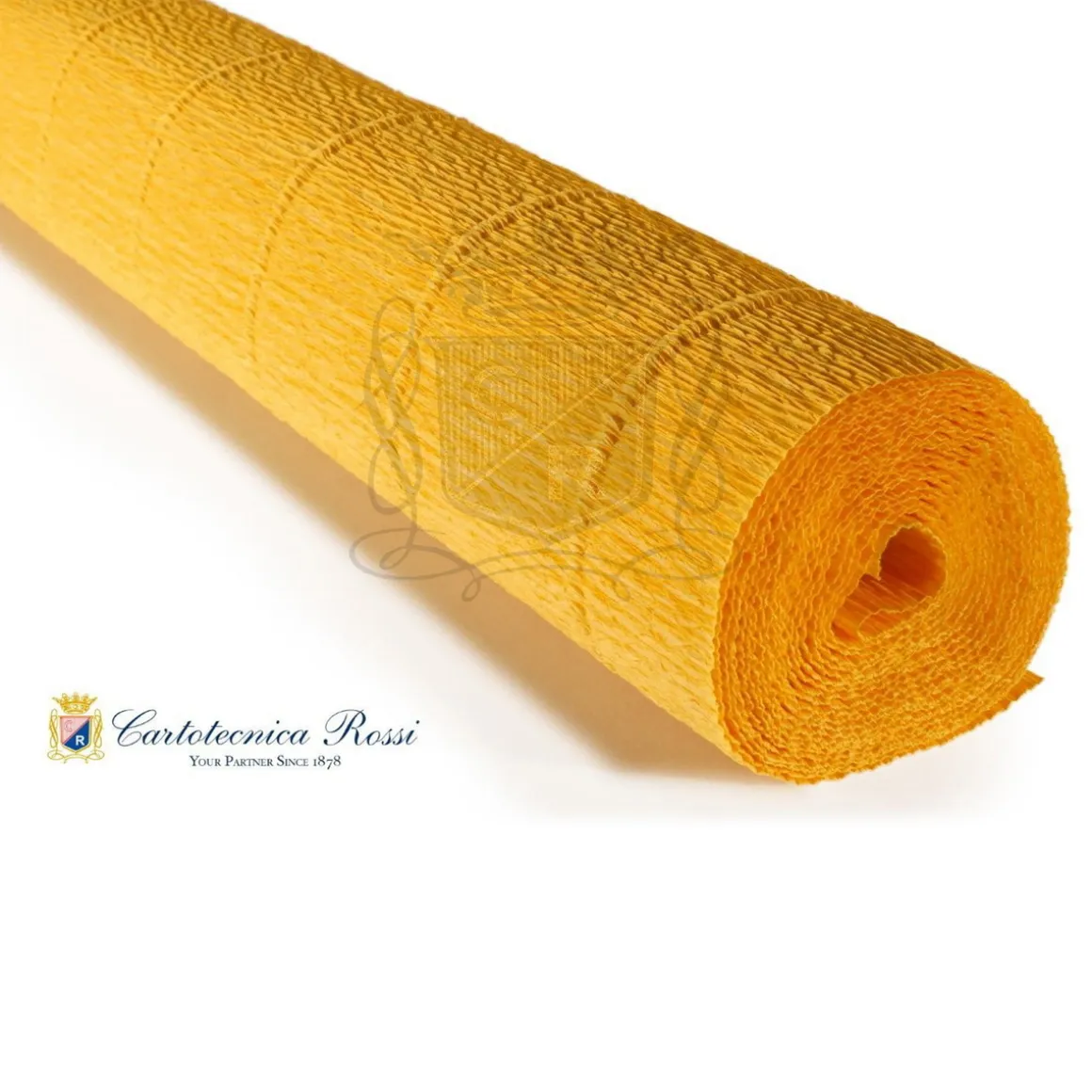 Cartotecnica Rossi crepepapir 17E5 – appelsin, 180 g rulle (144 g/m²) a 50×250 cm