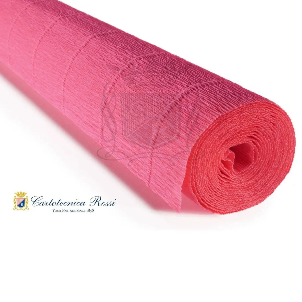 Cartotecnica Rossi crepepapir 620 – mørkrosa, 180 g rulle (144 g/m²) a 50×250 cm