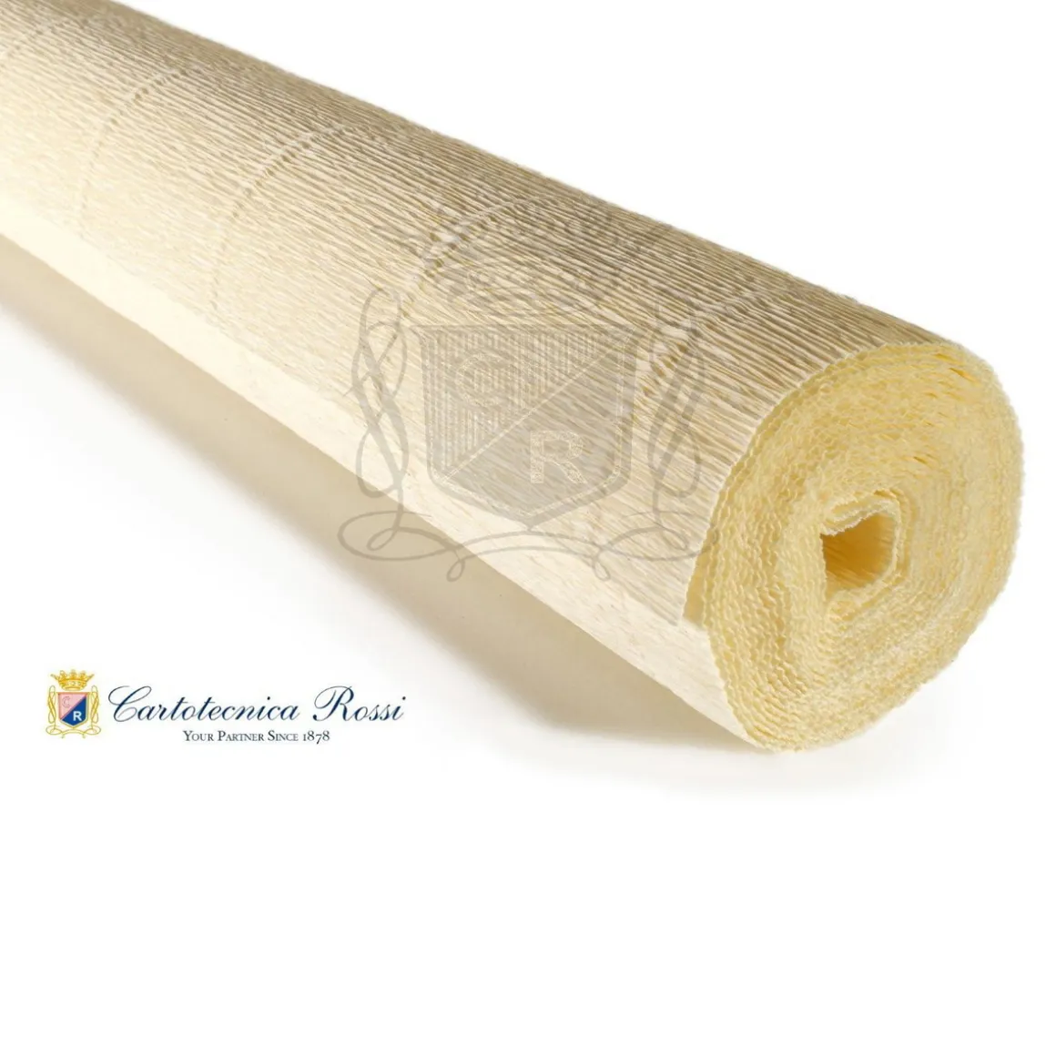 Cartotecnica Rossi crepepapir 17A1 – creme, 180 g rulle (144 g/m²) a 50×250 cm