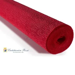 Cartotecnica Rossi crepepapir 589 – rosenrød, 180 g rulle (144 g/m²) a 50×250 cm
