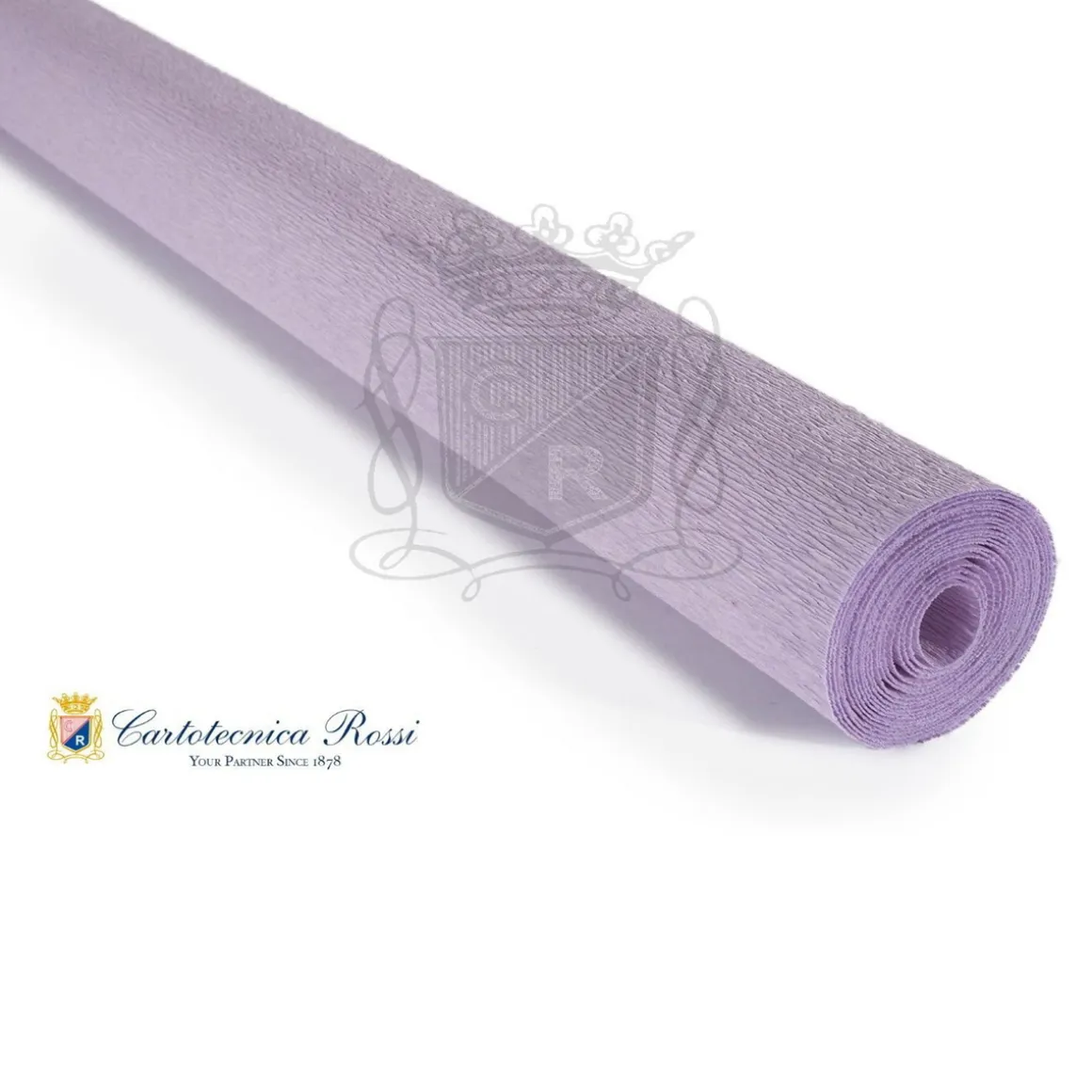 Cartotecnica Rossi crepepapir 378 – lavendel, 90 g rulle (120 g/m²) a 50×150 cm