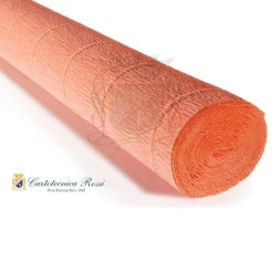 Cartotecnica Rossi crepepapir 617 – orange, 180 g rulle (144 g/m²) a 50×250 cm