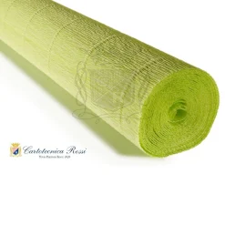 Cartotecnica Rossi crepepapir 558 – gulgrøn, 180 g rulle (144 g/m²) a 50×250 cm