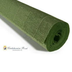 Cartotecnica Rossi crepepapir 565 – mellemgrøn, 180 g rulle (144 g/m²) a 50×250 cm