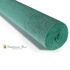 Cartotecnica Rossi crepepapir 17E4 – turkis, 180 g rulle (144 g/m²) a 50×250 cm