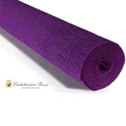 Cartotecnica Rossi crepepapir 593 – mørklilla, 180 g rulle (144 g/m²) a 50×250 cm