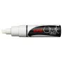 Chalk marker hvid chisel 8 mm