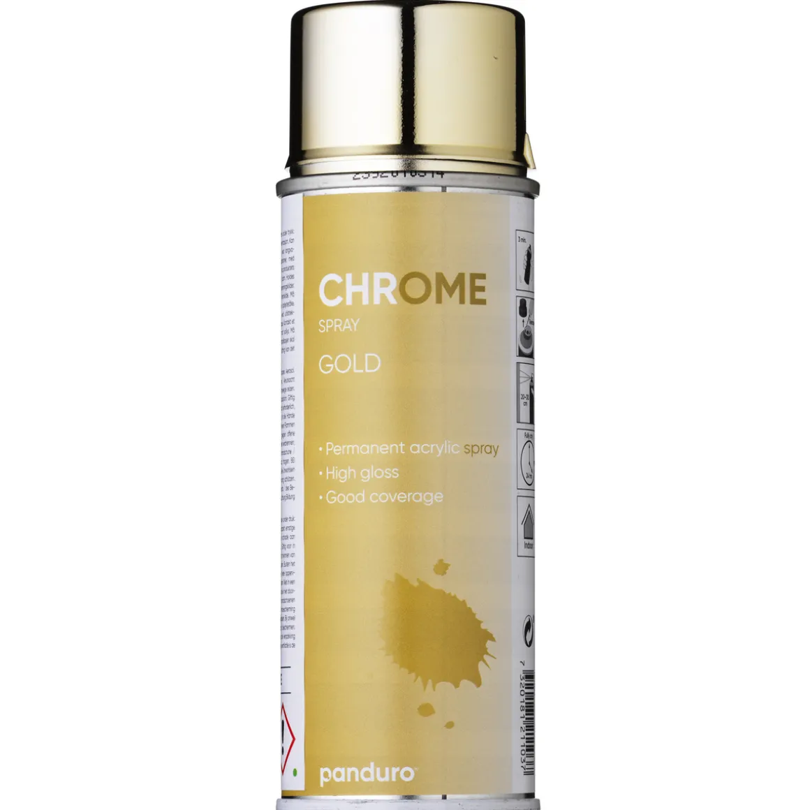 Chrome spray 200 ml guld