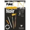 Clairefontaine Paint ON Multi Techniques blok A3 (297×420 mm), 20 sorte ark, 250 g/m²