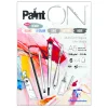 Clairefontaine Paint ON Multi Techniques blok A5 (148×210 mm), 24 ark i 6 forskellige farver, 250 g/m²