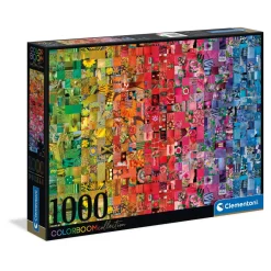 Clementoni Colorboom Collage puslespil 1000 – 69×50 cm.