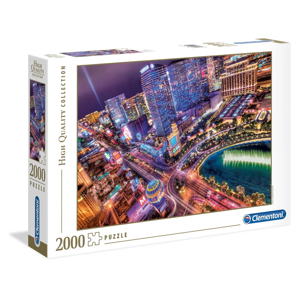 Clementoni High Quality Collection Las Vegas puslespil 2000 – 97,5×66,8 cm