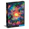 Clementoni puslespil Colorboom Collection – Psychedelic Jungle 500 brikker, 36×49 cm