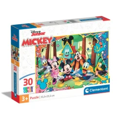 Clementoni puslespil – Disney Mickey Mouse, 30 brikker, 33,5×23,5 cm