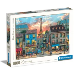 Clementoni puslespil High Quality Collection – Streets of Paris 1000 brikker, 70×50 cm