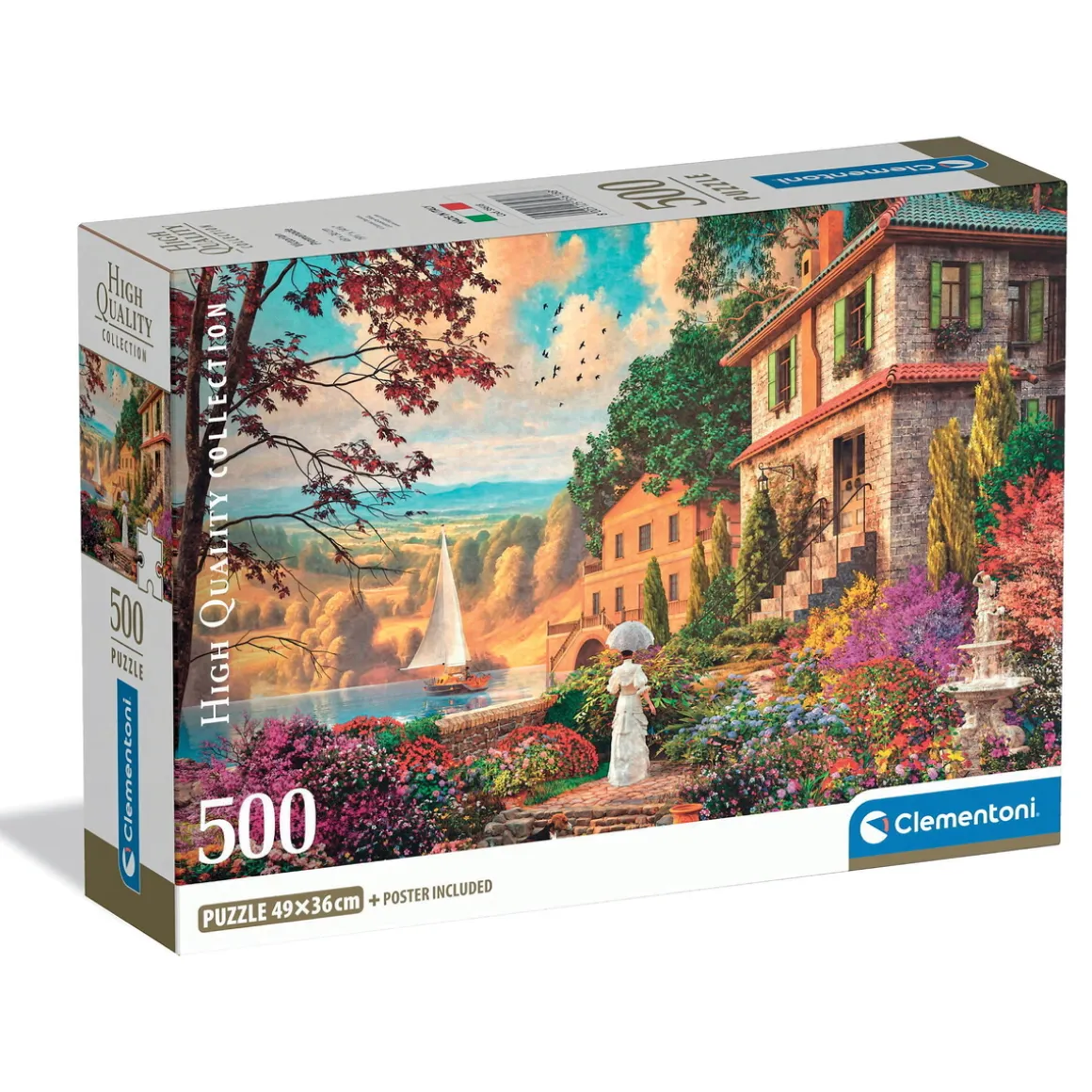 Clementoni puslespil High Quality Collection – Victorian Promenade, 500 brikker, 49×36 cm
