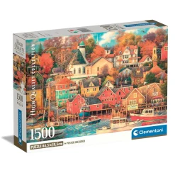 Clementoni puslespil High Quality Collection – Good Times Harbor, 1500 brikker, 84×59,5 cm