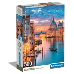 Clementoni puslespil High Quality Collection – Lighting Venice, 500 brikker, 36×49 cm