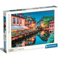 Clementoni puslespil HQC – Vieille ville Strasbourg. 500 brikker, 49×36 cm