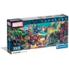 Clementoni puslespil Marvel Panorama, bredt puslespil med superhelte, 1000 brikker, 98×33 cm