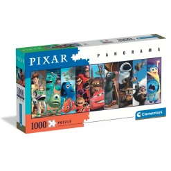 Clementoni puslespil Panorama Pixar 1000 brikker, 98×33 cm