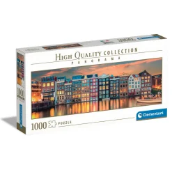 Clementoni puslespil Panorama – Amsterdam 1000 brikker, 98×33 cm