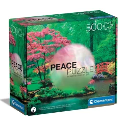 Clementoni puslespil Peace Puzzle – Raindrops Lullaby 500 brikker, 49×36 cm