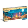 Clementoni puslespil Stitch Panorama, dejligt bredt panorama-puslespil, 1000 brikker, 98×33 cm