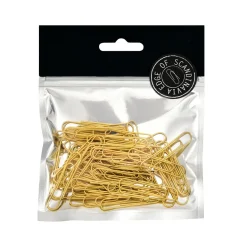 Clips guld 45 mm 50-pak