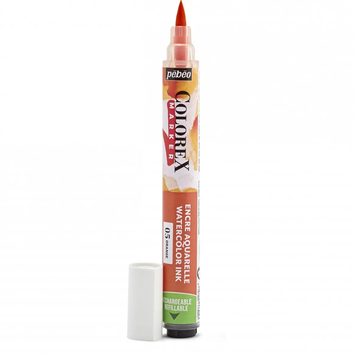 Colorex Marker Orange – marker med akvarelblæk og penselspids