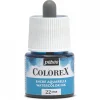 Colorex Watercolor Ink 45 ml Cyan – bøtte med akvarelblæk og pipette
