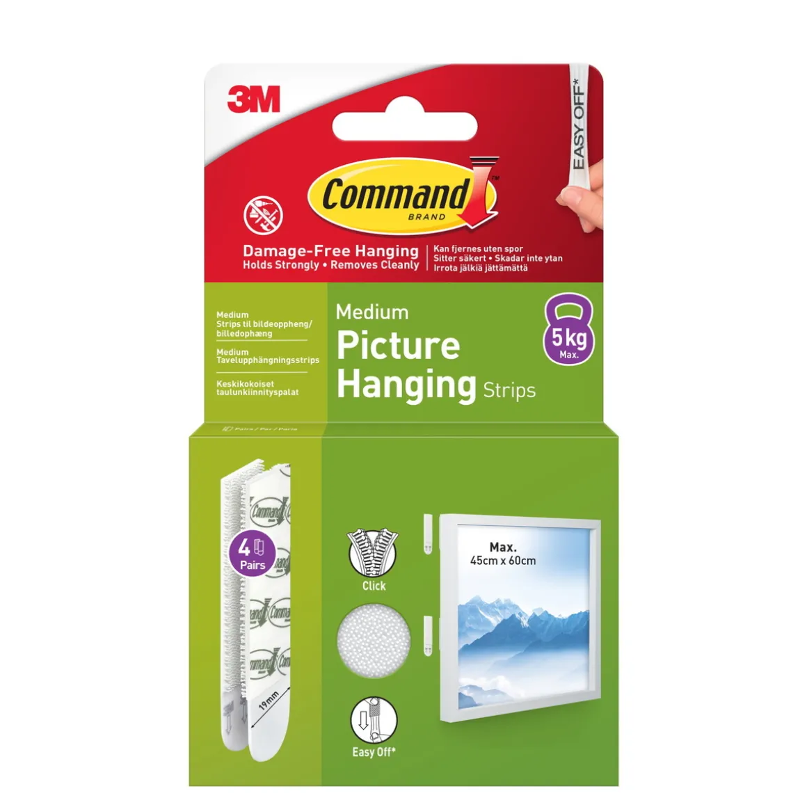 Command Monteringsstrips 4 par