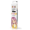 Copic Ciao markers med dobbeltspids, 3-pak – Sunset palette