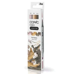 Copic Ciao markers med dobbeltspids, 3-pak – Pet palette