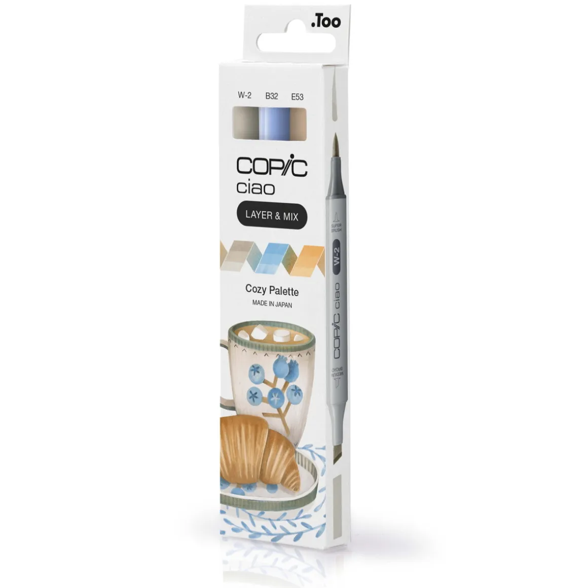 Copic Ciao markers med dobbeltspids, 3-pak – Cozy palette