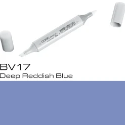 Copic Sketch BV17 Dp Red. Blue