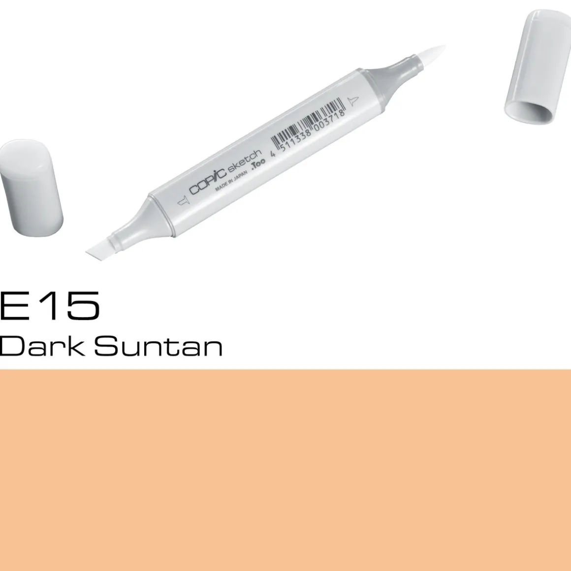 Copic Sketch E15 Dark Suntan
