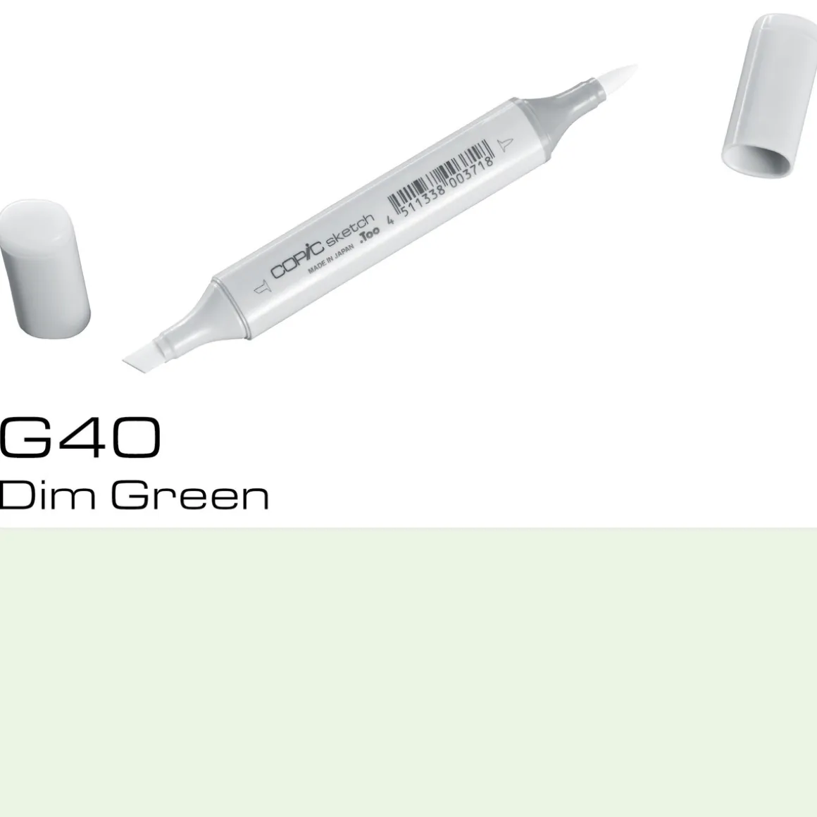 Copic Sketch G40 Dim Green