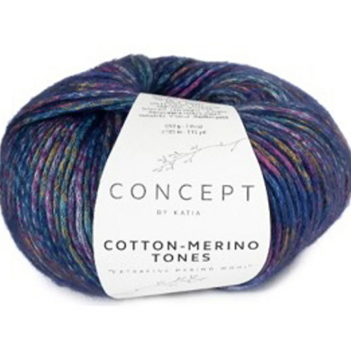 Cotton Merino Tones 50 g blå og lilla 307