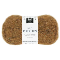 Dale Multi Popkorn fra House of Yarn, 50 g løvegul – alsidigt effektgarn