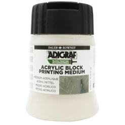 Daler-Rowney Adigraf Acrylic Block Printing Medium 250 ml – konverter akrylfarve til linofarve