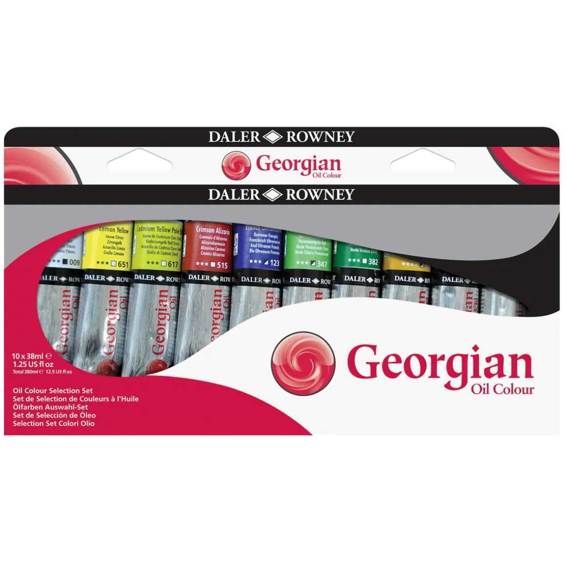 Daler-Rowney Georgian Oil Colour oliemalingssæt 10×38 ml