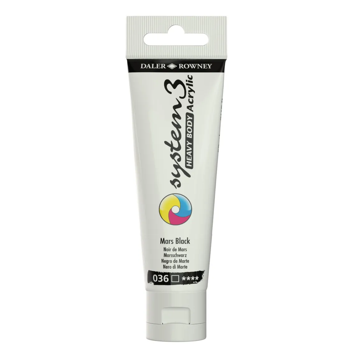 Daler-Rowney System3 Heavy Body akrylfarve 59 ml – Mars Black 036
