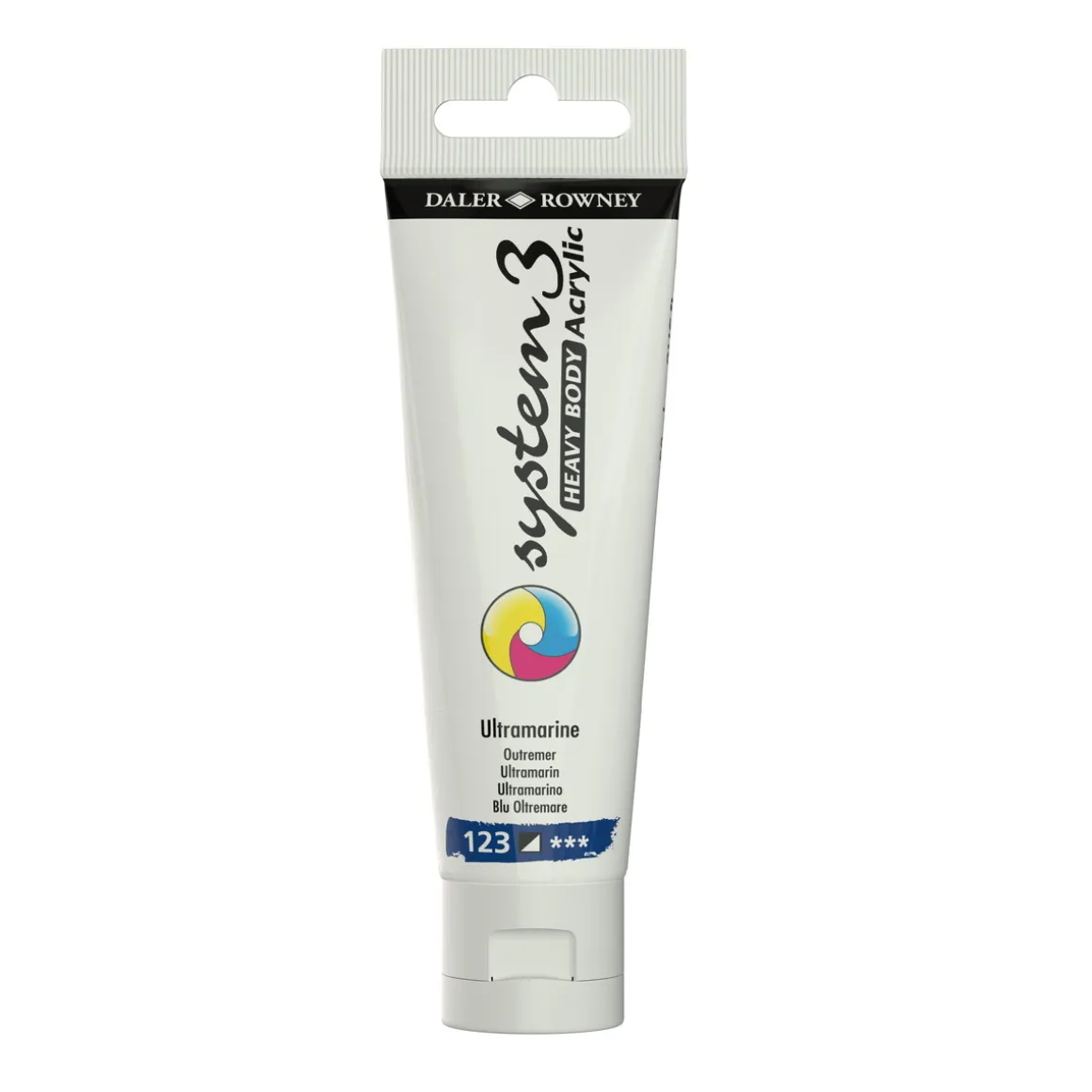 Daler-Rowney System3 Heavy Body akrylfarve 59 ml – Ultramarine 123