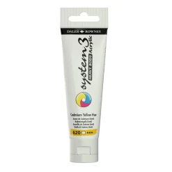 Daler-Rowney System3 Heavy Body akrylfarve 59 ml – Cadmium Yellow Hue 620