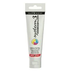 Daler-Rowney System3 Heavy Body akrylfarve 59 ml – Cadmium Red Hue 503