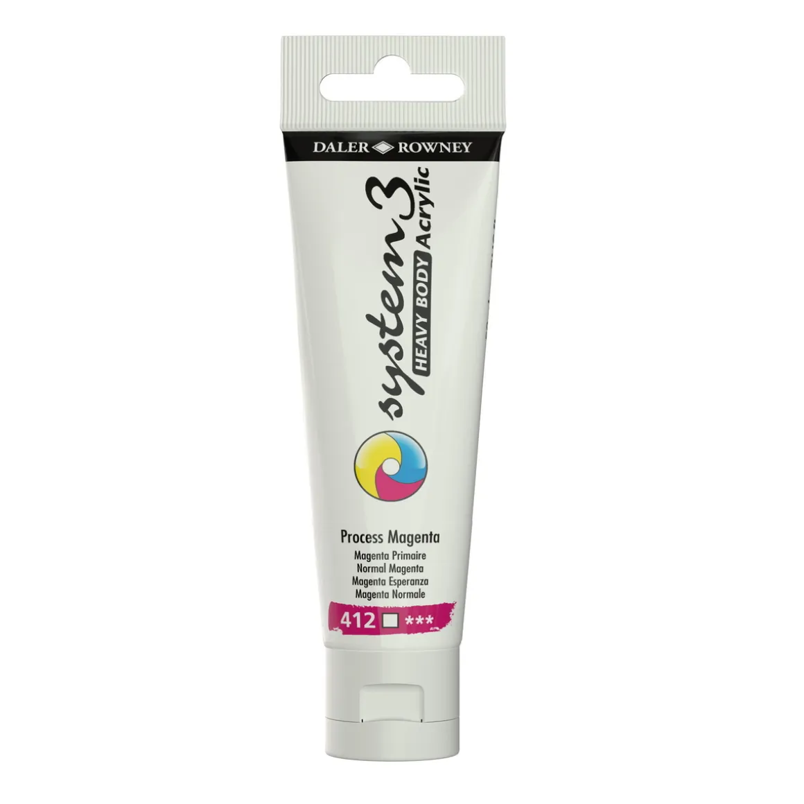Daler-Rowney System3 Heavy Body akrylfarve 59 ml – Process Magenta 412