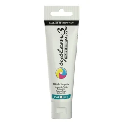 Daler-Rowney System3 Heavy Body akrylfarve 59 ml – Phthalo Turquoise 154