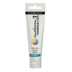 Daler-Rowney System3 Heavy Body akrylmaling 59 ml – Process Cyan 120