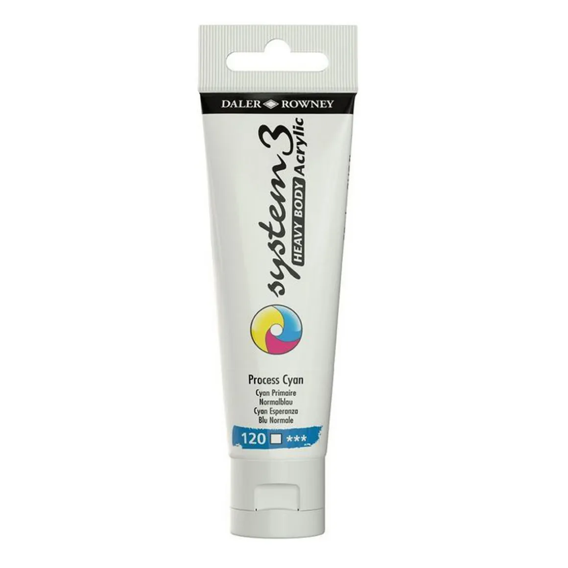 Daler-Rowney System3 Heavy Body akrylmaling 59 ml – Process Cyan 120